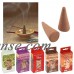 5 Pk Hem Incense Cones Natural Smoke Home Fragrances Assorted Aroma Bulk Sampler   